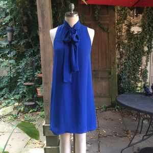 Alice + Olivia Cobalt Blue Dress High neck